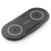 Aisens Cargador Inalámbrico USBC 15W 2 en 1 Negro
