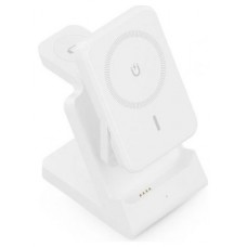 Aisens Cargador Inalámbrico USBC 15W 4 en 1 Blanco