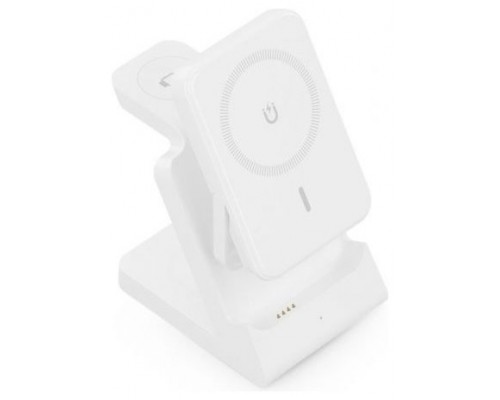Aisens Cargador Inalámbrico USBC 15W 4 en 1 Blanco