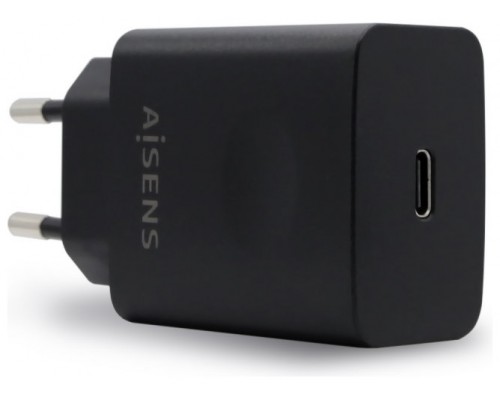 CARGADOR AISENS 20W USB-C PD3.0 RETAIL 1xUSB-C 20W NEGRO