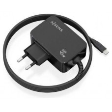 CARGADOR AISENS GAN 45W PD3.0 1XUSB-C 1.8M NEGRO