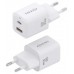 CARGADOR AISENS GAN 30W 1XUSB-C PD3.0 QC4.0 1XUSB-A QC3.0 BLANCO