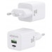 CARGADOR AISENS GAN 30W 1XUSB-C PD3.0 QC4.0 1XUSB-A QC3.0 BLANCO