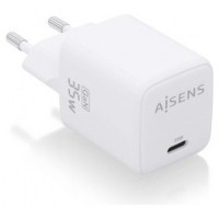 CARGADOR AISENS GAN 35W 1XUSB-C PD3.0 QC4.0 BLANCO