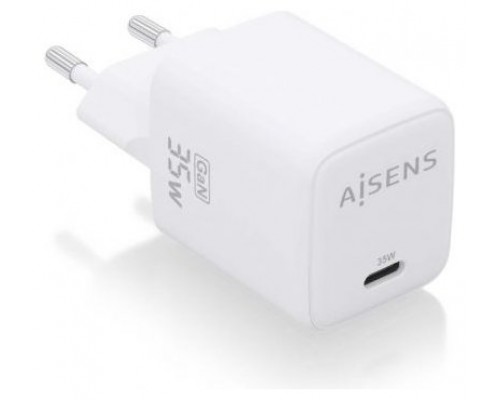 CARGADOR AISENS GAN 35W 1XUSB-C PD3.0 QC4.0 BLANCO