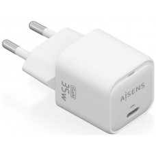 CARGADOR AISENS GAN 35W 1XUSB-C PD3.0 QC4.0 BLANCO