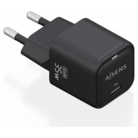 CARGADOR AISENS GAN 35W 1XUSB-C PD3.0 QC4.0 NEGRO