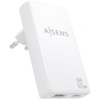 CARGADOR AISENS GAN PARED ULTRA DELGADO 65W USB-C PD3.0 QC4.0 USB-A QC3.0-9DI CARGADOR AISENS GAN PARED ULTRA DELGADO 65W USB-C PD3.0 QC4.0 USB-A QC3.0