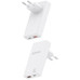 CARGADOR AISENS GAN PARED ULTRA DELGADO 65W USB-C PD3.0 QC4.0 USB-A QC3.0