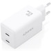 CARGADOR AISENS GAN 65W 2XUSB-C PD3.0 QC4.0 BLANCO-DI8 CARGADOR AISENS GAN 65W 2XUSB-C PD3.0 QC4.0 BLANCO