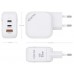 CARGADOR AISENS GAN 65W 2XUSB-C PD3.0 QC4.0 1XUSB-A QC3.0 BLANCO