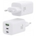 CARGADOR AISENS GAN 65W 2XUSB-C PD3.0 QC4.0 1XUSB-A QC3.0 BLANCO