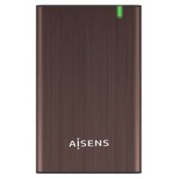 AISENS CAJA EXTERNA 2.5" ASE-2525BWN 9.5MM SATA A USB 3.0 USB3.1 GEN1 MARRON