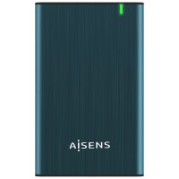 AISENS CAJA EXTERNA 2.5" ASE-2525PB 9.5MM SATA A USB 3.0 3.1 GEN1 AZUL PACIFICO