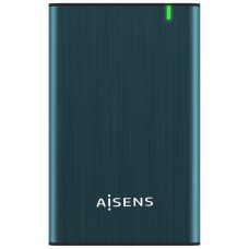 AISENS CAJA EXTERNA 2.5" ASE-2525PB 9.5MM SATA A USB 3.0 3.1 GEN1 AZUL PACIFICO