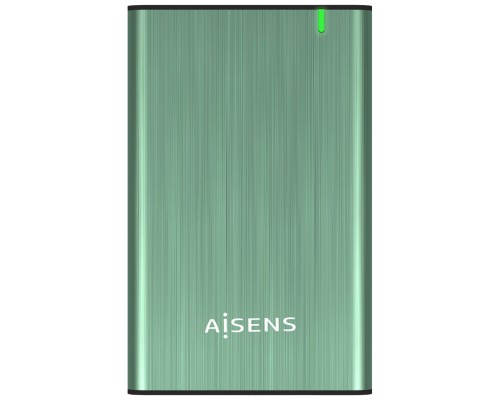 AISENS CAJA EXTERNA 2.5" ASE-2525SGN 9.5MM SATA A USB 3.0 USB3.1 GEN1 VERDE