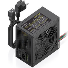 FUENTE ALIMENTACION AISENS ATX 500W CABLE ALIMENTACION OEM NEGRA