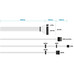 FUENTE ALIMENTACION AISENS TFX 500W CABLE ALIMENTACION OEM PLATA