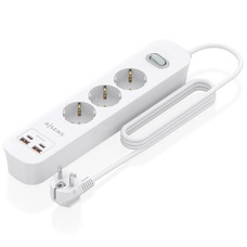 Aisens Regleta 3 tomas interruptor PD 2xUSBC 2xUSB-IA2 Aisens Regleta 3 tomas interruptor PD 2xUSBC 2xUSB