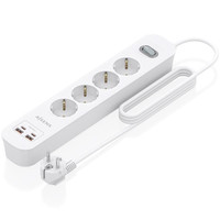 Aisens Regleta 4 tomas interruptor PD 2xUSBC 2xUSB