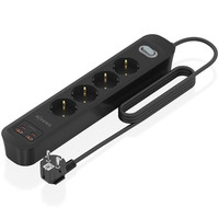 Aisens Regleta 4 tomas interruptor PD 2xUSBC 2xUSB