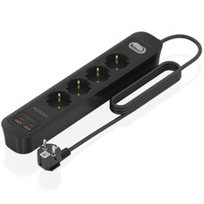 Aisens Regleta 4 tomas interruptor PD 2xUSBC 2xUSB-IA2 Aisens Regleta 4 tomas interruptor PD 2xUSBC 2xUSB
