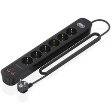 Aisens Regleta 6 tomas interruptor PD 2xUSBC 2xUSB-IA2 Aisens Regleta 6 tomas interruptor PD 2xUSBC 2xUSB