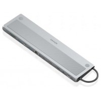 USB-C DOCK AISENS 12 EN 1 USB-C 2XHDMI 4K 1XDP 1XRJ45 3XUSB-A 1XUSB-C