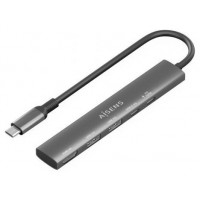 USB-C DOCK AISENS 5 EN 1 USB-C A 1XHDMI 2XUSB-A 1XUSB-C 1XPD 15CM