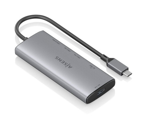 USB-C DOCK AISENS 6 EN 1 HDMI USB-A 10G 2XUSB-C 10G SD MICRO SD 20CM