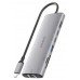 USB-C DOCK AISENS 7 EN 1 HDMI RJ45 USB 10G 2XUSB-C 10G SD MICRO SD 20CM