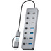 HUB AISENS USB3.1 Gen1 USB-C+USB-A-4xUSB-A+3xUSB-C+1xUSB-C/H ALIM-DI6 HUB AISENS USB3.1 Gen1 USB-C+USB-A-4xUSB-A+3xUSB-C+1xUSB-C/H ALIM