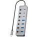 HUB AISENS USB3.2 Gen2 10G USB-C-4xUSB-A+3xUSB-C+1xUSB-C PD3.0 100W 30CM-DI8 HUB AISENS USB3.2 Gen2 10G USB-C-4xUSB-A+3xUSB-C+1xUSB-C PD3.0 100W 30CM
