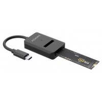 USB-C DOCK AISENS M.2 NGFF ASUC-M2D011-BK SATA/NVME A USB3.1 GEN2 NEGRA