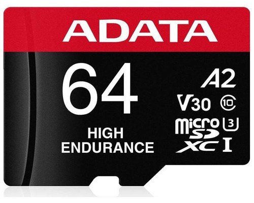 ADATA High Endurance microSDXC UHS-I 64GB V30 A2-IA4 ADATA High Endurance microSDXC UHS-I 64GB V30 A2