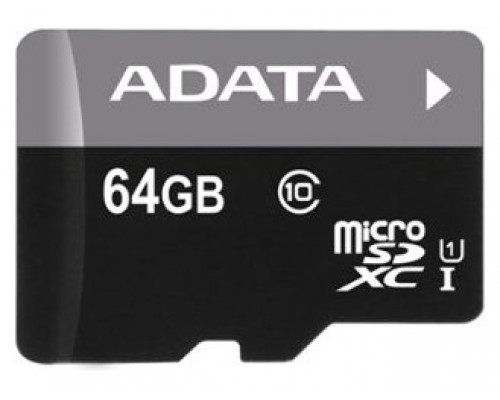 ADATA MicroSDHC 64GB UHS-I CLASS10 c/adapt