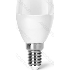 BOMBILLA LED C37-E14 6W 3000K LUZ CALIDA 510LM AIGOSTAR-AA0 BOMBILLA LED C37-E14 6W 3000K LUZ CALIDA 510LM AIGOSTAR