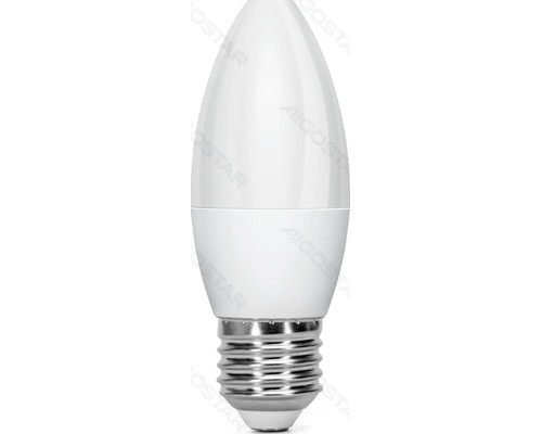 BOMBILLA LED C37-E27 6W 6500K LUZ FRIA 510LM AIGOSTAR-AA0 BOMBILLA LED C37-E27 6W 6500K LUZ FRIA 510LM AIGOSTAR