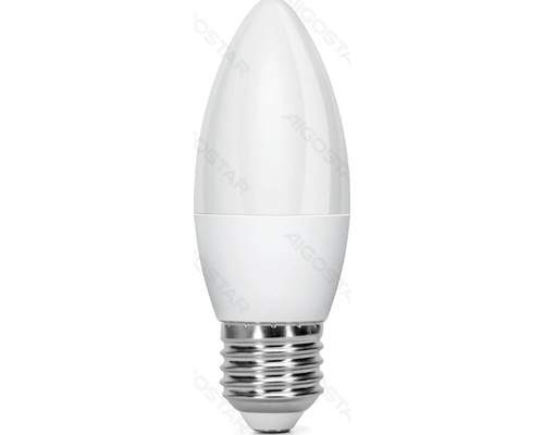 BOMBILLA LED C37-E27 6W 3000K LUZ CALIDA 510LM AIGOSTAR