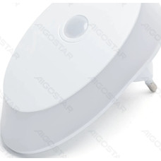 LUZ LED DE NOCHE CON SENSOR 3000K BLANCO AIGOSTAR