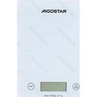BASCULA DE COCINA DE 5 KG BLANCO AIGOSTAR-1AA BASCULA DE COCINA DE 5 KG BLANCO AIGOSTAR