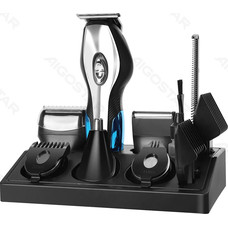 KIT DE ASEO AFEITADORA 6 EN 1 MULTIFUNCION NEGRO AIGOSTAR