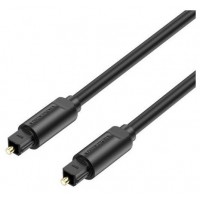 CABLE DE AUDIO DE FIBRA OPTICA 1.5 M NEGRO VENTION