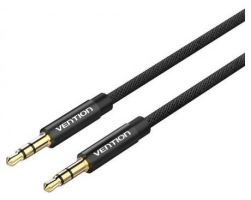 CABLE AUDIO ESTEREO JACK 3.5/M JACK 3.5/M 0.5 M NEGRO VENTION