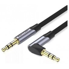 CABLE AUDIO ESTEREO ACODADO JACK 3.5/M JACK 3.5/M 1.5 M GRIS VENTION