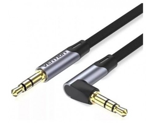 CABLE AUDIO ESTEREO ACODADO JACK 3.5/M JACK 3.5/M 1.5 M GRIS VENTION