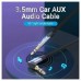 CABLE AUDIO ESTEREO ACODADO JACK 3.5/M JACK 3.5/M 1.5 M GRIS VENTION