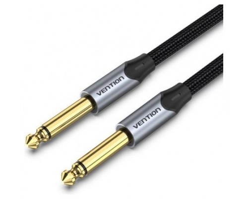 CABLE AUDIO ESTEREO JACK 6.5/M JACK 6.5/M 1.5 M GRIS VENTION