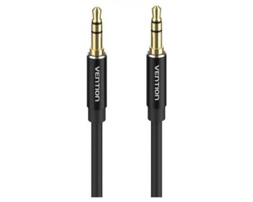 CABLE AUDIO ESTEREO JACK 3.5/M JACK 3.5/M 0.5 M NEGRO VENTION