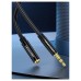 CABLE AUDIO ESTEREO JACK 3.5/M JACK 3.5/H 0.5 M NEGRO VENTION